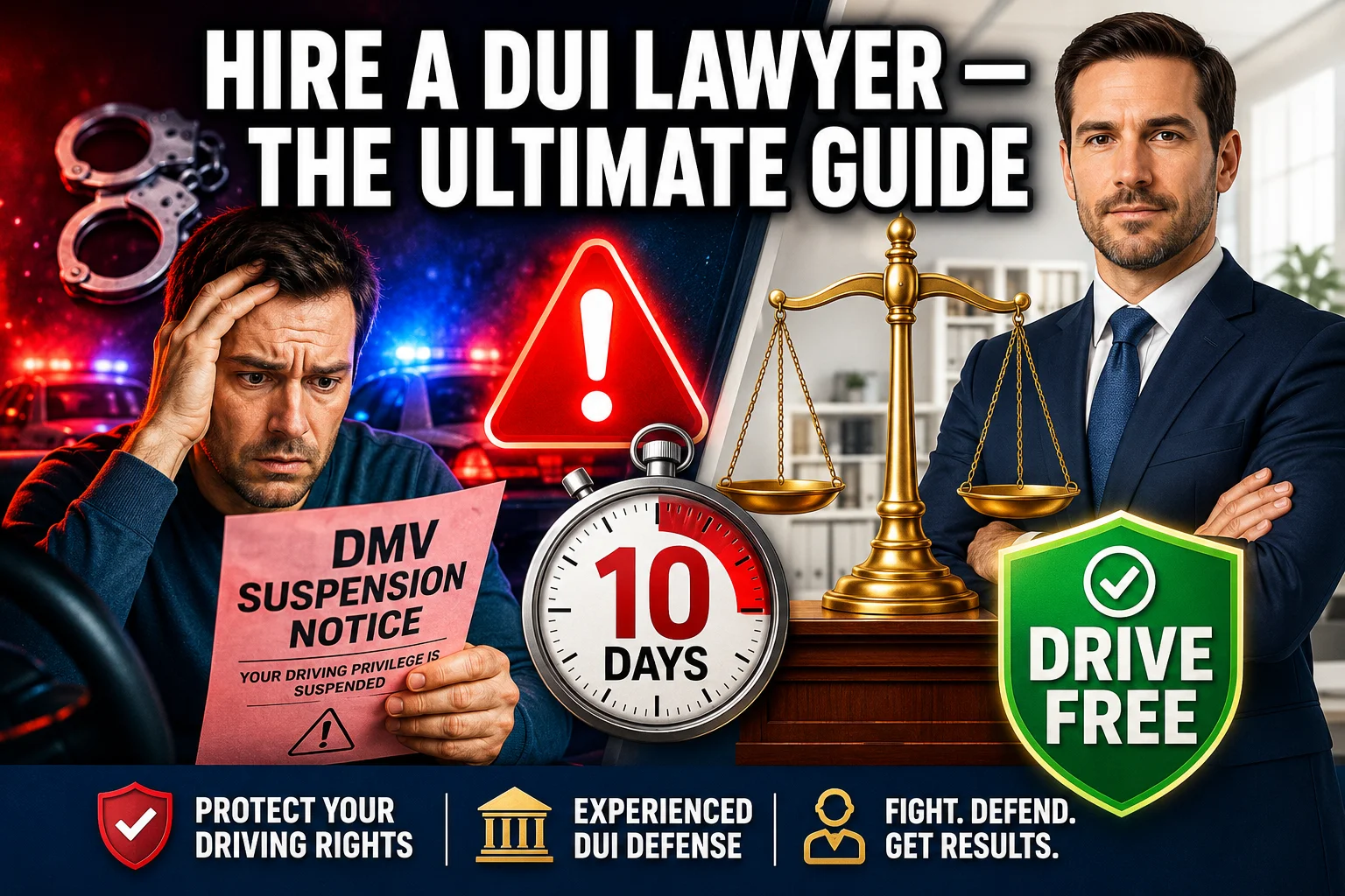 Hire a DUI Defense Attorney